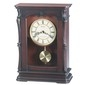Bulova Abbeville Walnut Mantel Clock